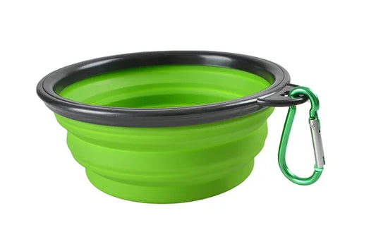 1000Ml Large Collapsible Dog Pet Folding Silicone Bowl Outdoor Travel Portable Puppy Food Container Feeder Dish Bowl